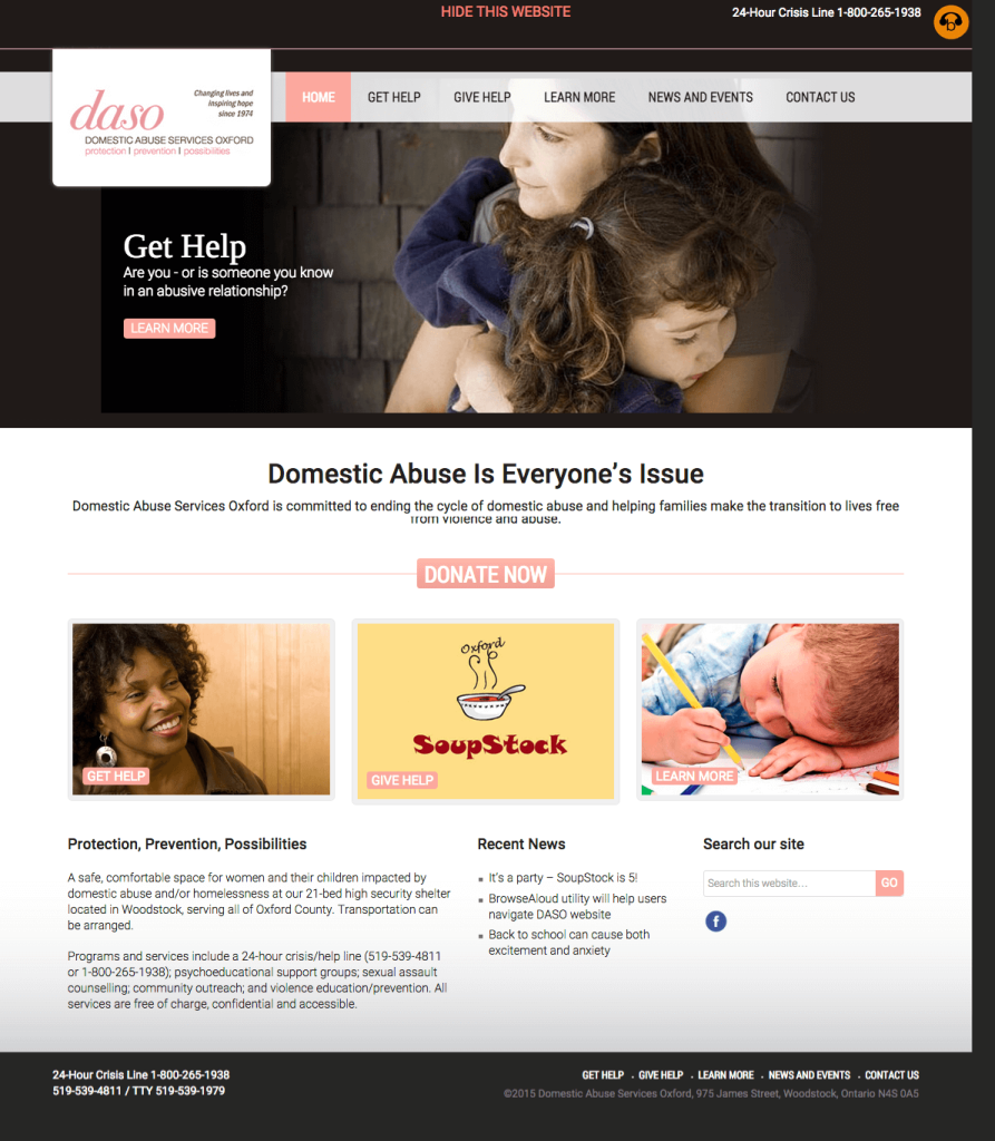 Daso – Domestic Abuse Services Oxford-screenshot