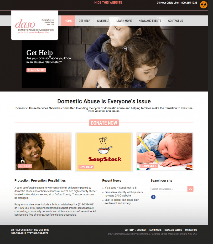 Daso – Domestic Abuse Services Oxford-screenshot