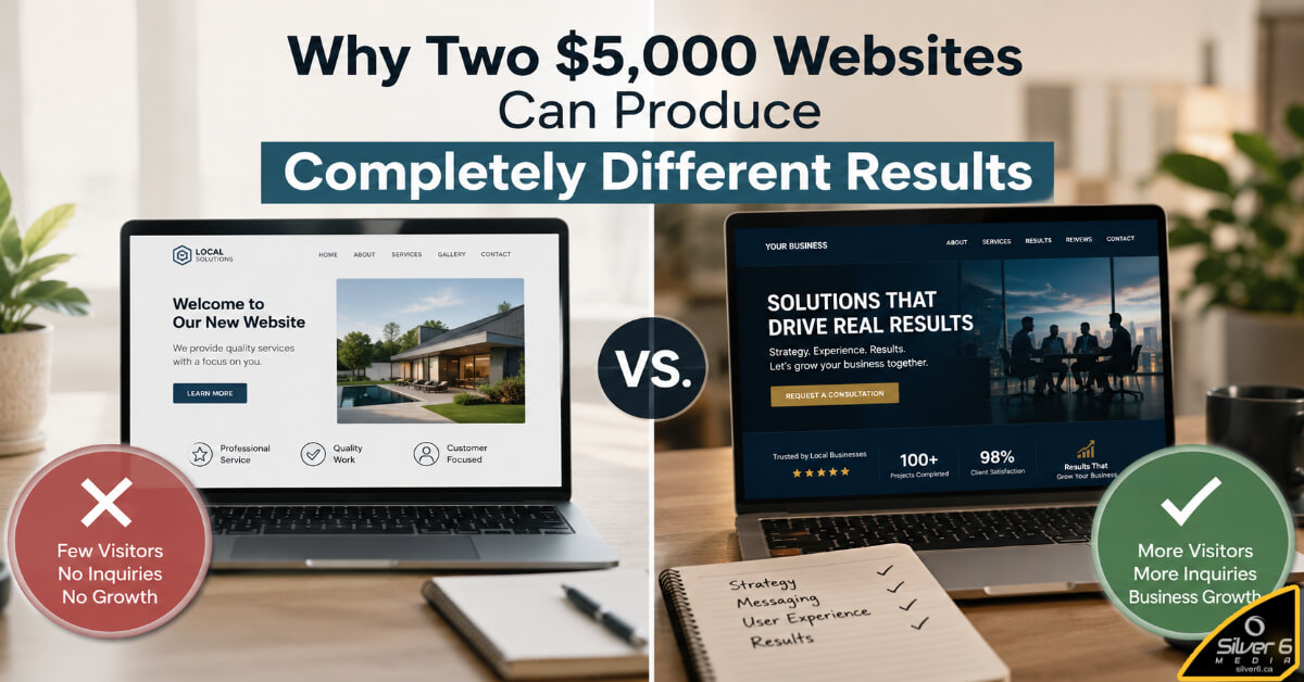 Why two websites can produce different results